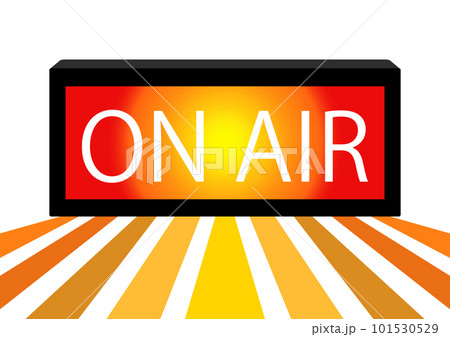 ON AIR のライトが点灯する 101530529