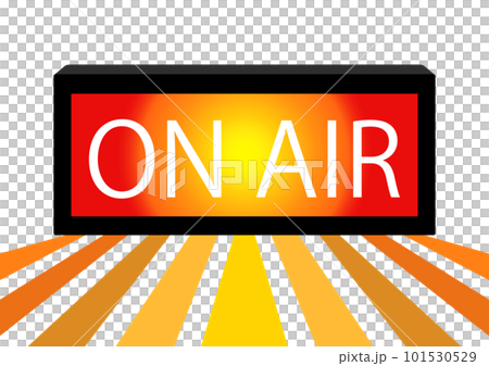 ON AIR のライトが点灯する 101530529