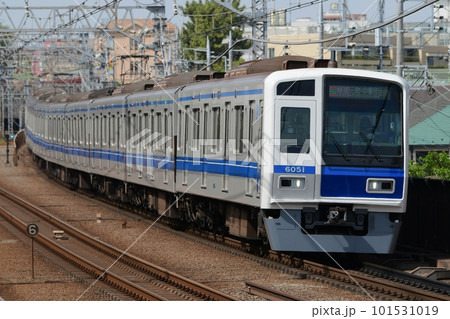 西武6000系 6151F AL車体 東横線内 多摩川 西武6000系 6151F AL車体 東横線内 多摩川 101531019