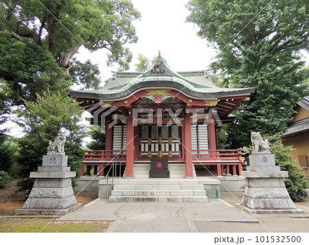 柴又八幡神社　拝殿 101532500