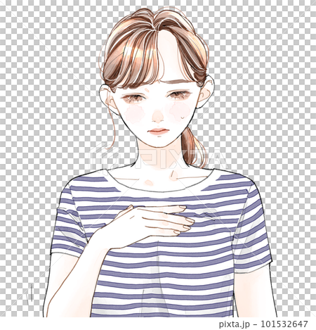 女性の不調12_胸の張り 101532647