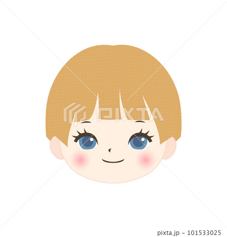 笑顔のかわいい子供の顔 101533025