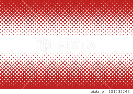 増加する水玉模様の背景画像-赤白のイラスト素材 [101533248] - PIXTA