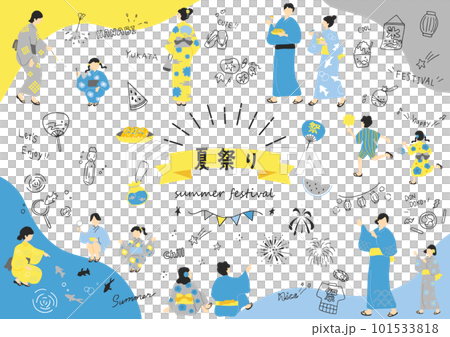 享受夏日祭的人 101533818