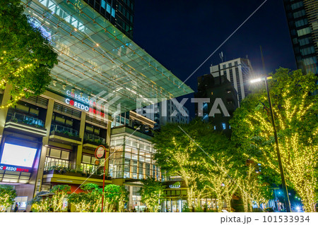 【東京の都市夜景】日本橋室町周辺のイルミネーション(コレド室町テラス) 【東京の都市夜景】日本橋室町周辺のイルミネーション(コレド室町テラス) 101533934