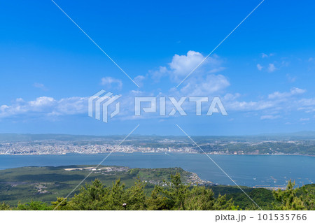 《鹿児島県》桜島 湯之平展望所・湯之平展望所からの風景 《鹿児島県》桜島 湯之平展望所・湯之平展望所からの風景 101535766