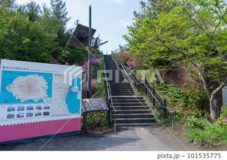 《鹿児島県》桜島　湯之平展望所・湯之平展望所からの風景 101535775