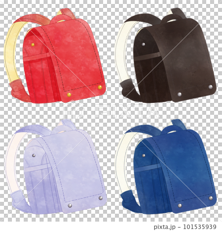 彩色書包的插圖集 101535939