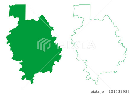 Pancas municipality (Espirito Santo state, Municipalities of Brazil, Federative Republic of Brazil) map vector illustration, scribble sketch Pancas map 101535982