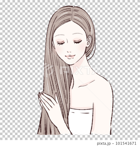 女人女孩女人頭髮人頭髮護理頭髮髮型時尚美容 101541671