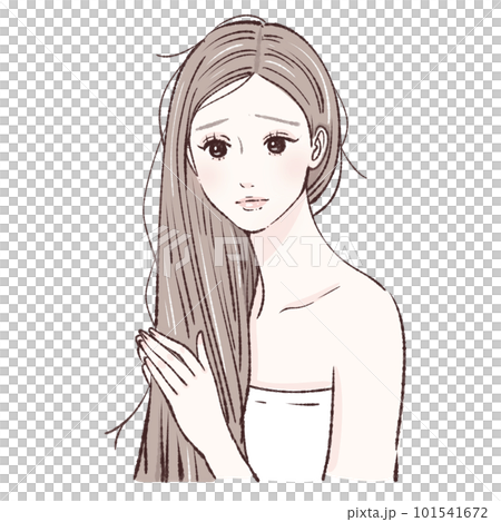 女性, 女の子, 女の人, 髪, 人物, ヘアケア, ヘアー, ヘアースタイル, ファッション, 美 101541672
