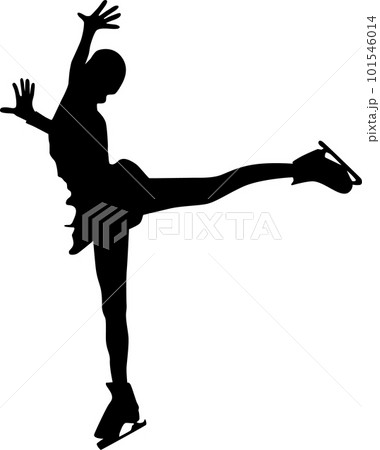 フィギュアスケートシルエット フィギュアスケートシルエット 101546014