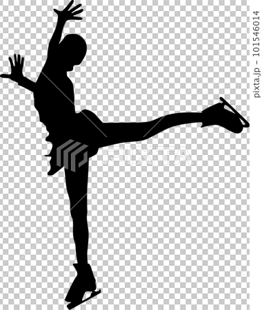 フィギュアスケートシルエット フィギュアスケートシルエット 101546014