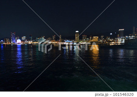 宮崎カーフェリー フェリーろっこう 神戸港の夜景 宮崎カーフェリー フェリーろっこう 神戸港の夜景 101546320