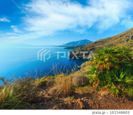 Zingaro sea coast, Sicily, Italy 101546603