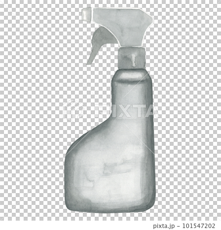 Liquid spray. Watercolor illustration on a transparent background made by hand 101547202