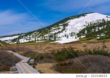 残雪期一切経山登山 残雪期一切経山登山 101548433