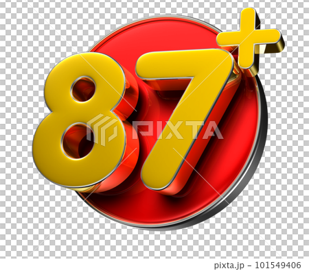 87 plus 3D. 101549406