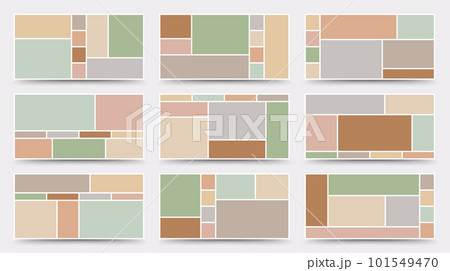 Moodboard template. Photo collage layout. Minimalist Moodboard. Moodboard template. Photo collage layout. Minimalist Moodboard. 101549470