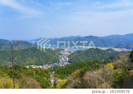 大師山山頂から城崎の街並みを望む 101549570