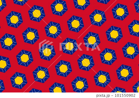 Geometric pattern in the colors of the national flag of Venezuela. The colors of Venezuela. Geometric pattern in the colors of the national flag of Venezuela. The colors of Venezuela. 101550902