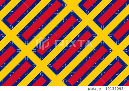 Geometric pattern in the colors of the national flag of Venezuela. The colors of Venezuela. Geometric pattern in the colors of the national flag of Venezuela. The colors of Venezuela. 101550924
