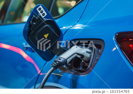 Volvo C40 Recharge 2022 Test Drive Day. Brand new electric car. ECO future. 101554765