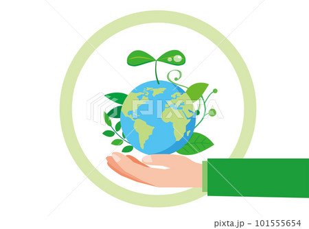 地球環境保護のイメージイラスト 地球環境保護のイメージイラスト 101555654