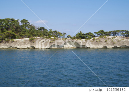 天然の桟橋松島子馬から眺めた馬の背の景色 天然の桟橋松島子馬から眺めた馬の背の景色 101556132