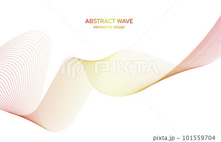Abstract colorfull wave element for design. Digital frequency track equalizer. Stylized line art background.Vector illustration.Wave with lines created using blend tool.Curved wavy line, smooth stripe Abstract colorfull wave element for design. Digital frequency track equalizer. Stylized line art background.Vector illustration.Wave with lines created using blend tool.Curved wavy line, smooth stripe 101559704