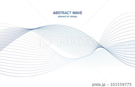 Abstract colorfull wave element for design. Digital frequency track equalizer. Stylized line art background.Vector illustration.Wave with lines created using blend tool.Curved wavy line, smooth stripe Abstract colorfull wave element for design. Digital frequency track equalizer. Stylized line art background.Vector illustration.Wave with lines created using blend tool.Curved wavy line, smooth stripe 101559775