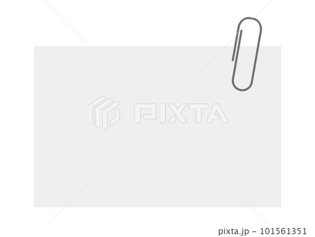 メモとクリップ 101561351