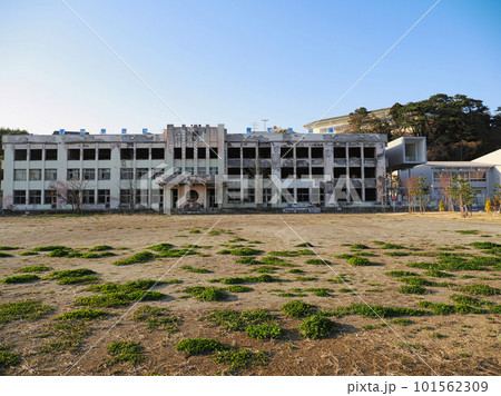 東日本大震災・石巻市震災遺構門脇小学校　宮城県石巻市 101562309