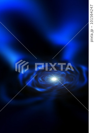 宇宙空間のワープをイメージした背景素材(ワームホール ・ブラックホールのイメージ) 宇宙空間のワープをイメージした背景素材(ワームホール ・ブラックホールのイメージ) 101564247