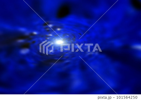 宇宙空間のワープをイメージした背景素材(ワームホール ・ブラックホールのイメージ) 宇宙空間のワープをイメージした背景素材(ワームホール ・ブラックホールのイメージ) 101564250
