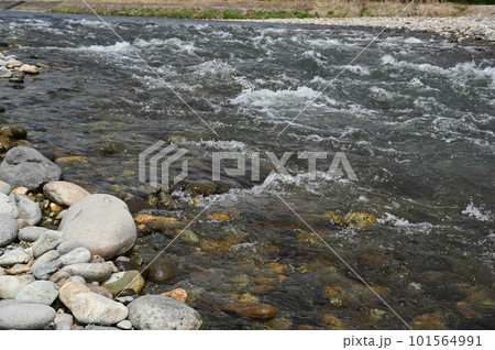 那珂川の風景【栃木県大田原市黒羽】 101564991