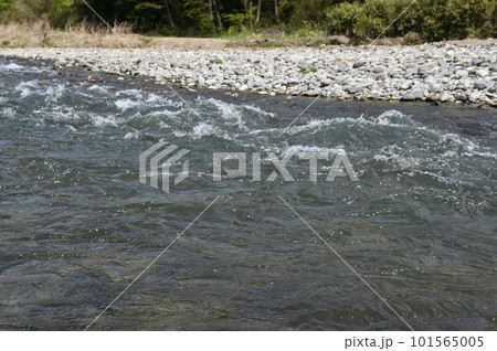 那珂川の風景【栃木県大田原市黒羽】 101565005