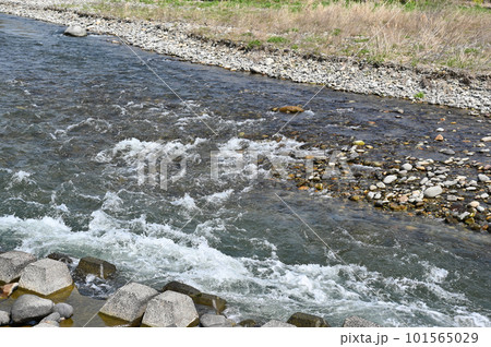 那珂川の風景【栃木県大田原市黒羽】 101565029