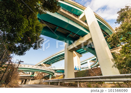 久御山ジャンクションと歩道橋ループ 久御山ジャンクションと歩道橋ループ 101566090