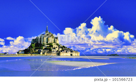 モンサンミッシェルの美しい絶景 モンサンミッシェルの美しい絶景 101566723