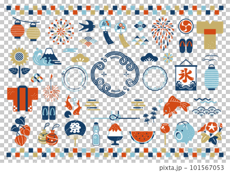 夏季日式材料套裝 101567053