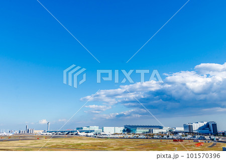 【東京の都市風景】羽田空港周辺の都市眺望 101570396