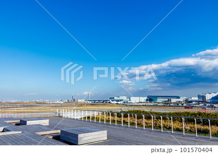 【東京の都市風景】羽田空港周辺の都市眺望 101570404