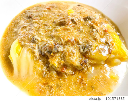 上海の定番料理・娃娃菜蟹粉羹(ミニ白菜の上海蟹あんかけ) 上海の定番料理・娃娃菜蟹粉羹(ミニ白菜の上海蟹あんかけ) 101571885