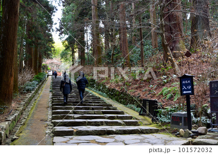 仙台藩初代藩主伊達政宗の御廟瑞鳳殿の参道 101572032