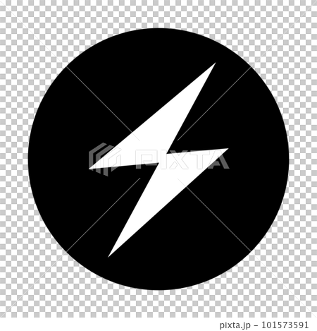 電力剪影圖標。電能或功率。向量。 電力剪影圖標。電能或功率。向量。 101573591