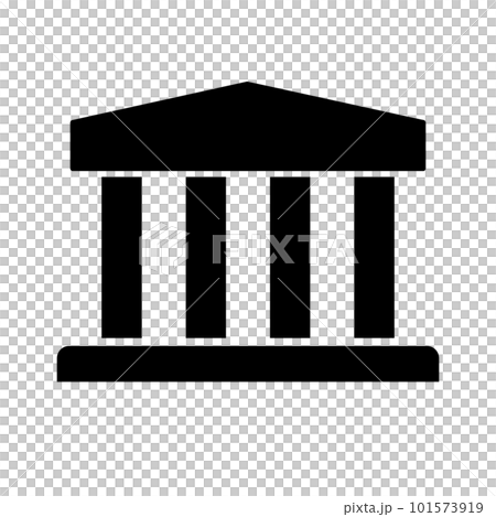 神殿や博物館のアイコン。歴史的な建造物。古い建築。ベクター。 神殿や博物館のアイコン。歴史的な建造物。古い建築。ベクター。 101573919
