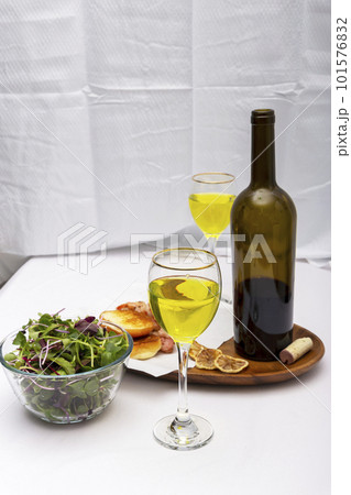 salad with olives, olive oil and olives salad with olives, olive oil and olives 101576832