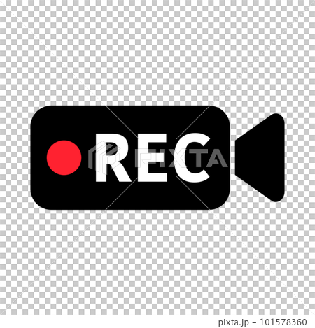 レコーディングカメラ。REC。撮影。ベクター。 101578360