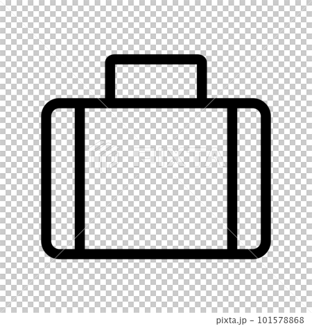 Simple business bag icon. Commuter bag. vector. 101578868